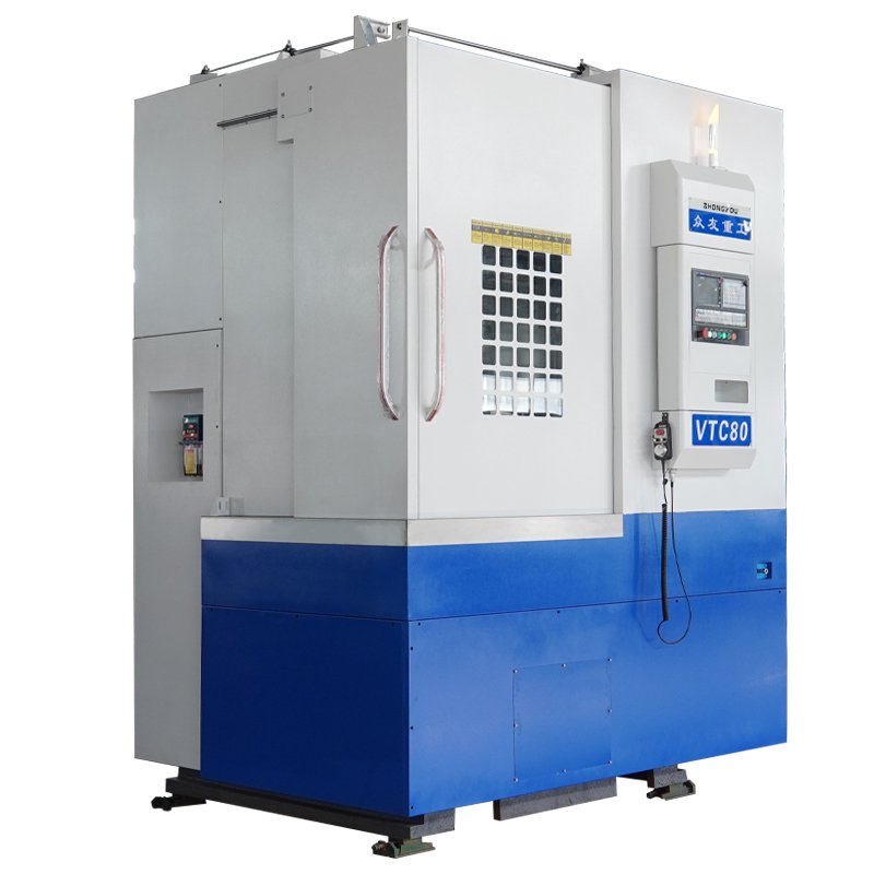 VTC80 CNC Vertical Lathe Large Vertical CNC Lathe Stainless Steel Protection Auto Wheel Flange