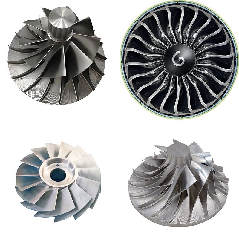 Aerospace & Defense Components  turbine blade vertical cnc machine