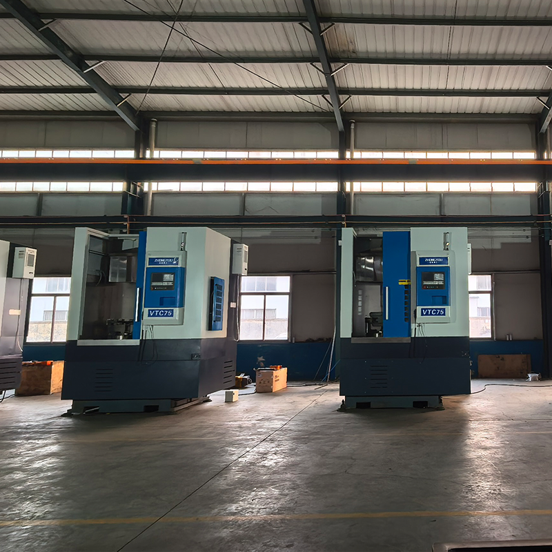 High Precision VTC75 CNC Vertical Turning Lathe with Automatic Tool Turret